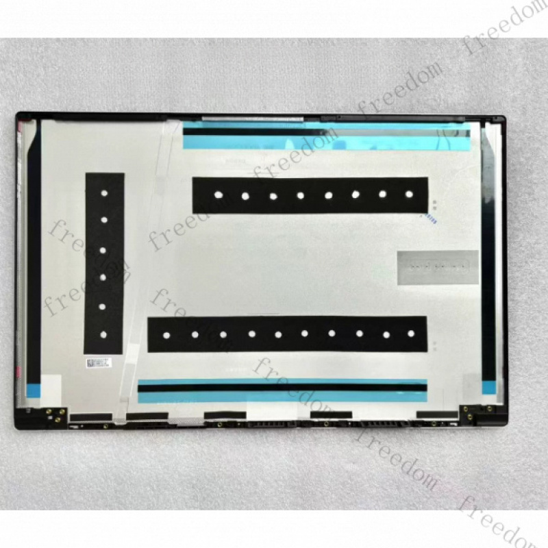 Back Cover Adhesive - Carcasa trasera LCD plateada original HTS