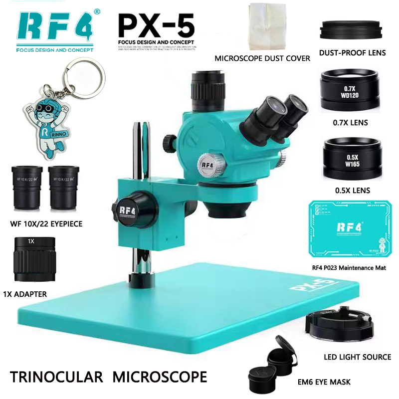 Electronics Repair Simulator - Microscopio Estéreo Trinocular con Zoom Simultáneo