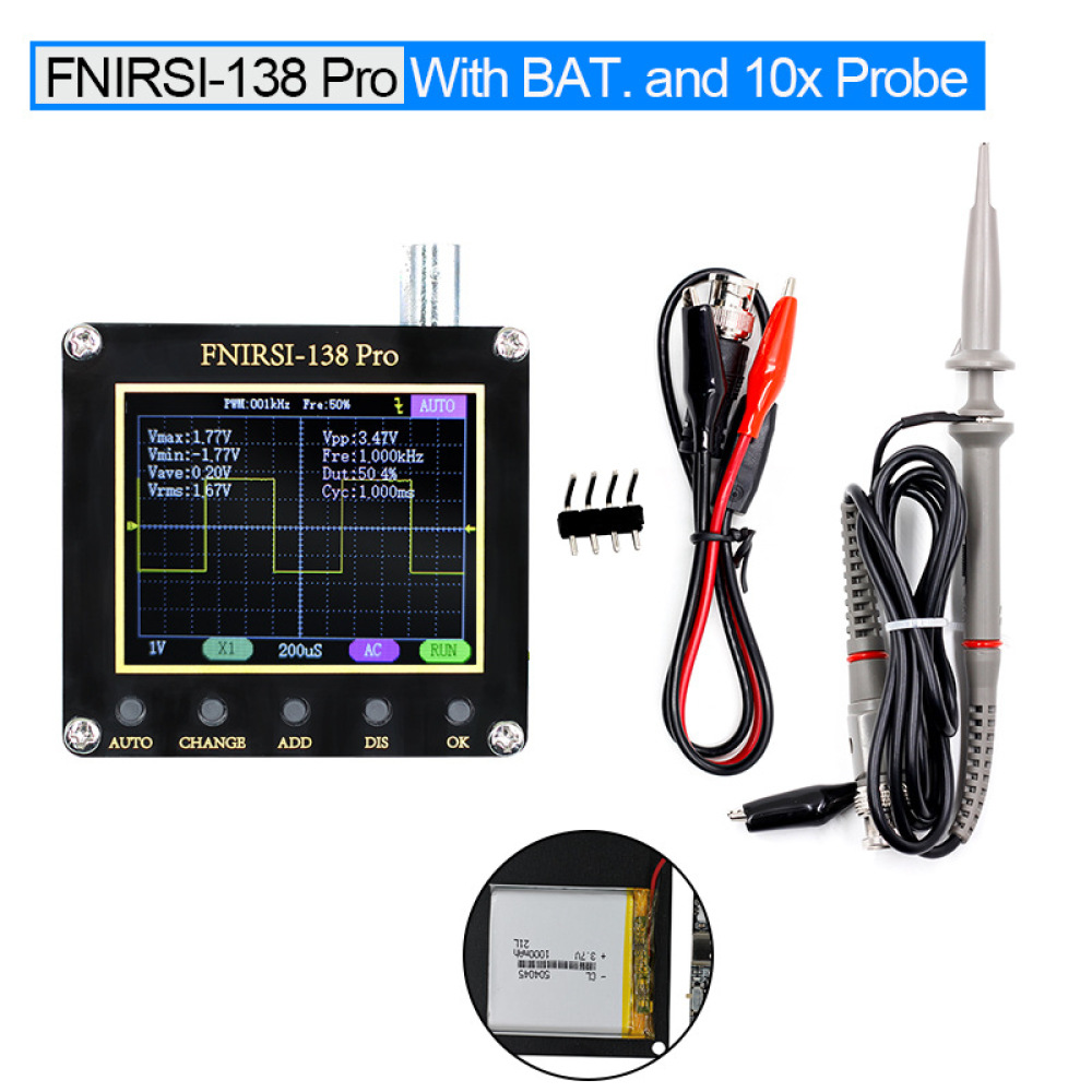 Electronics Repair For Beginners - Osciloscopio Digital Avanzado FNIRSI 138 Pro,