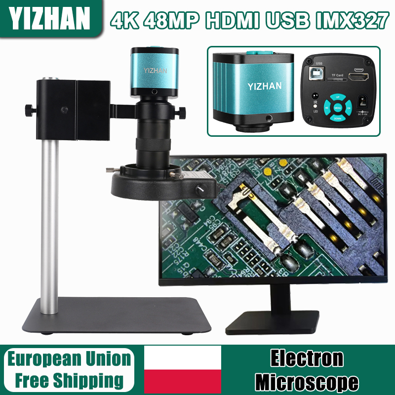 Electronics Repair Videos - Microscopio Digital electrónico HD 4K, 48MP,
