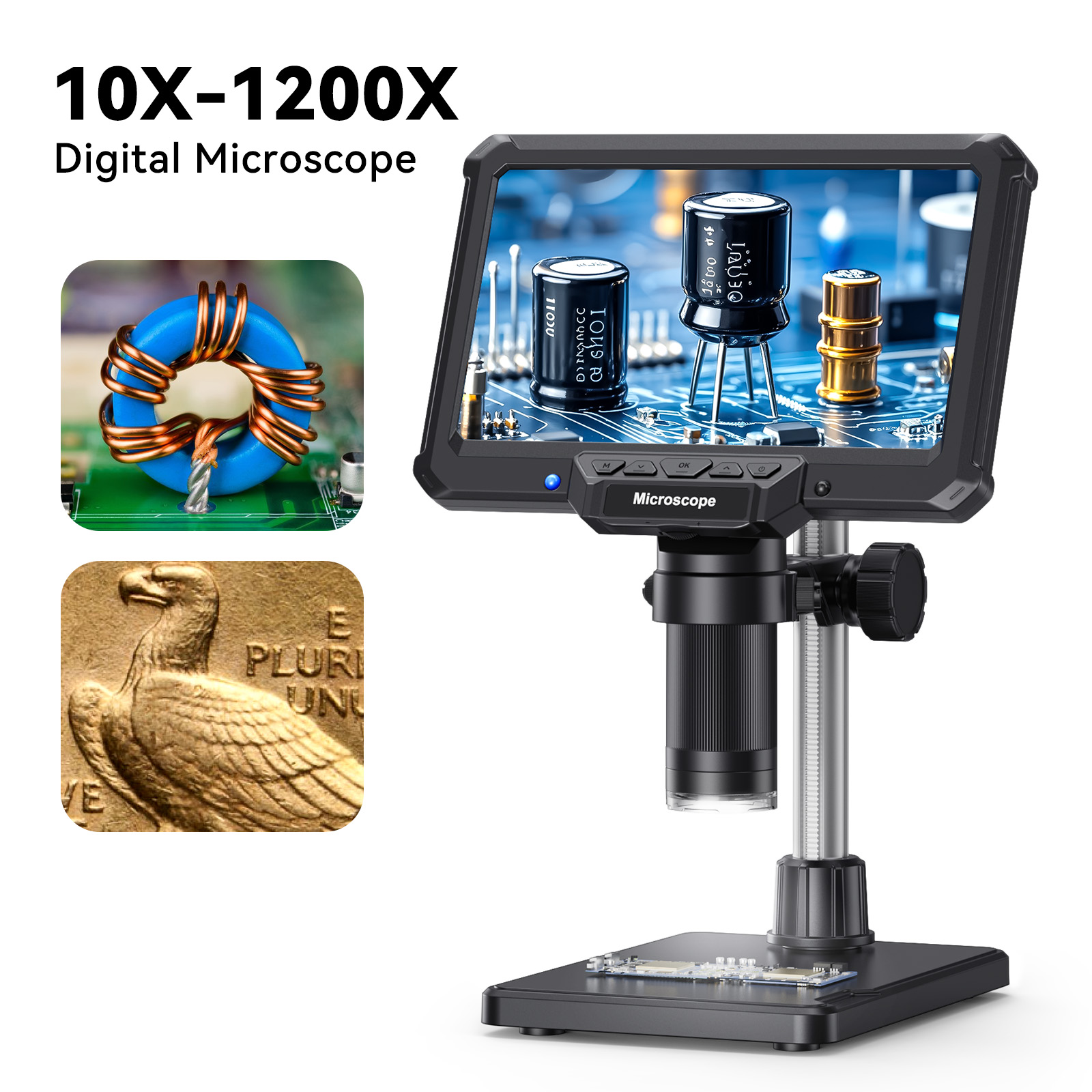 Electronics Repair Videos - Hayve-microscopio Digital de 7 pulgadas con