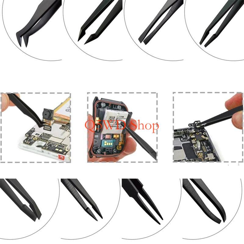 Q5WD Juego 8 pinzas para manua - Electronics Repair Hobby reseña y precio