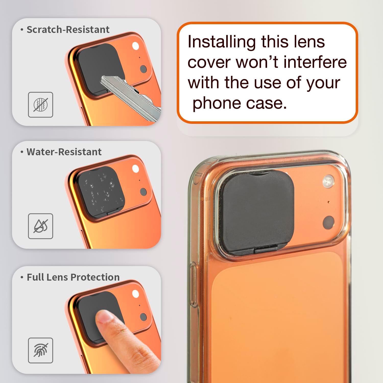 Protector de Lente de Cámara p - Back Cover Adhesive reseña y precio