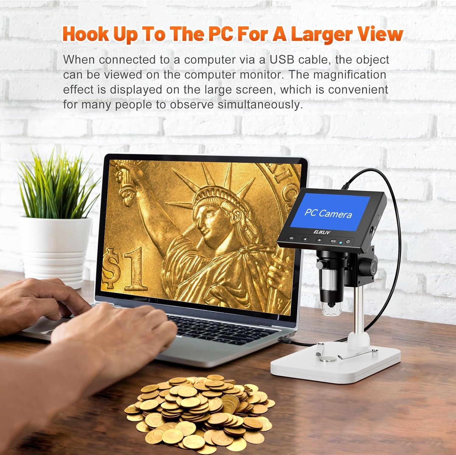 Microscopio Digital LCD de 4.3 - Electronics Repair Videos reseña y precio