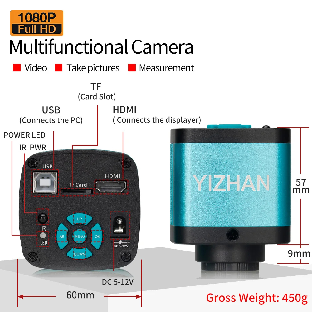 Microscopio Digital YIZHAN con - Electronics Repair Videos reseña y precio