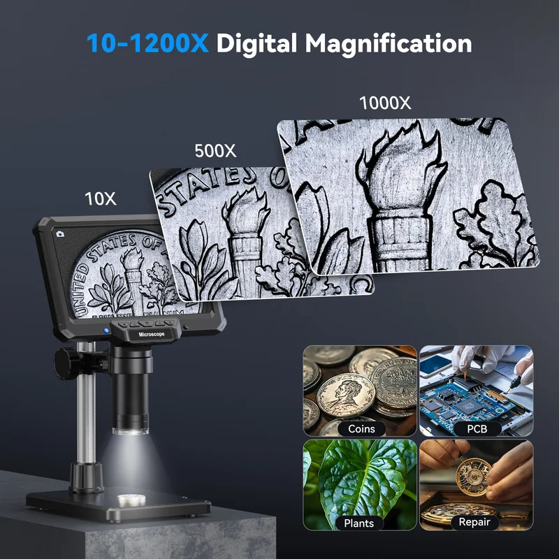 Microscopio Electrónico HD de  - Electronics Repair Videos reseña y precio