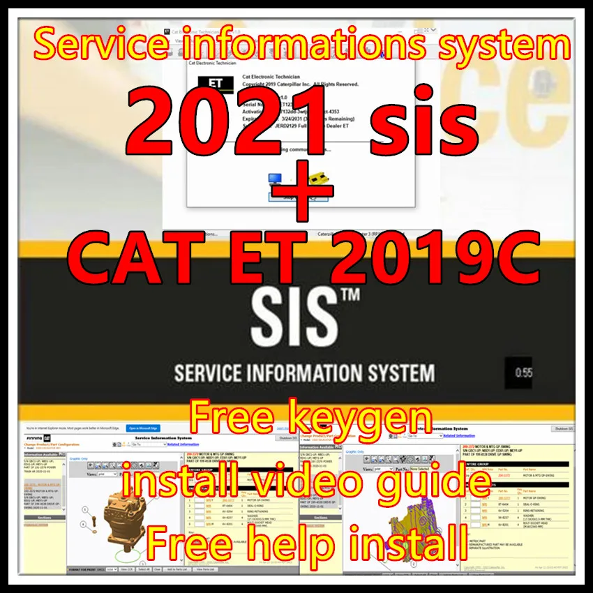 2021 SIS + 2019 C Cat ET 2019C - Electronics Repair Technician reseña y precio