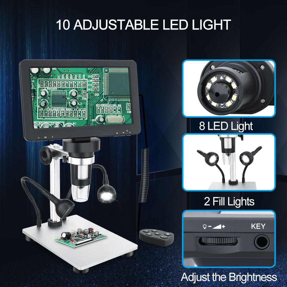 Microscopio Digital Electrónic - Electronics Repair Videos reseña y precio