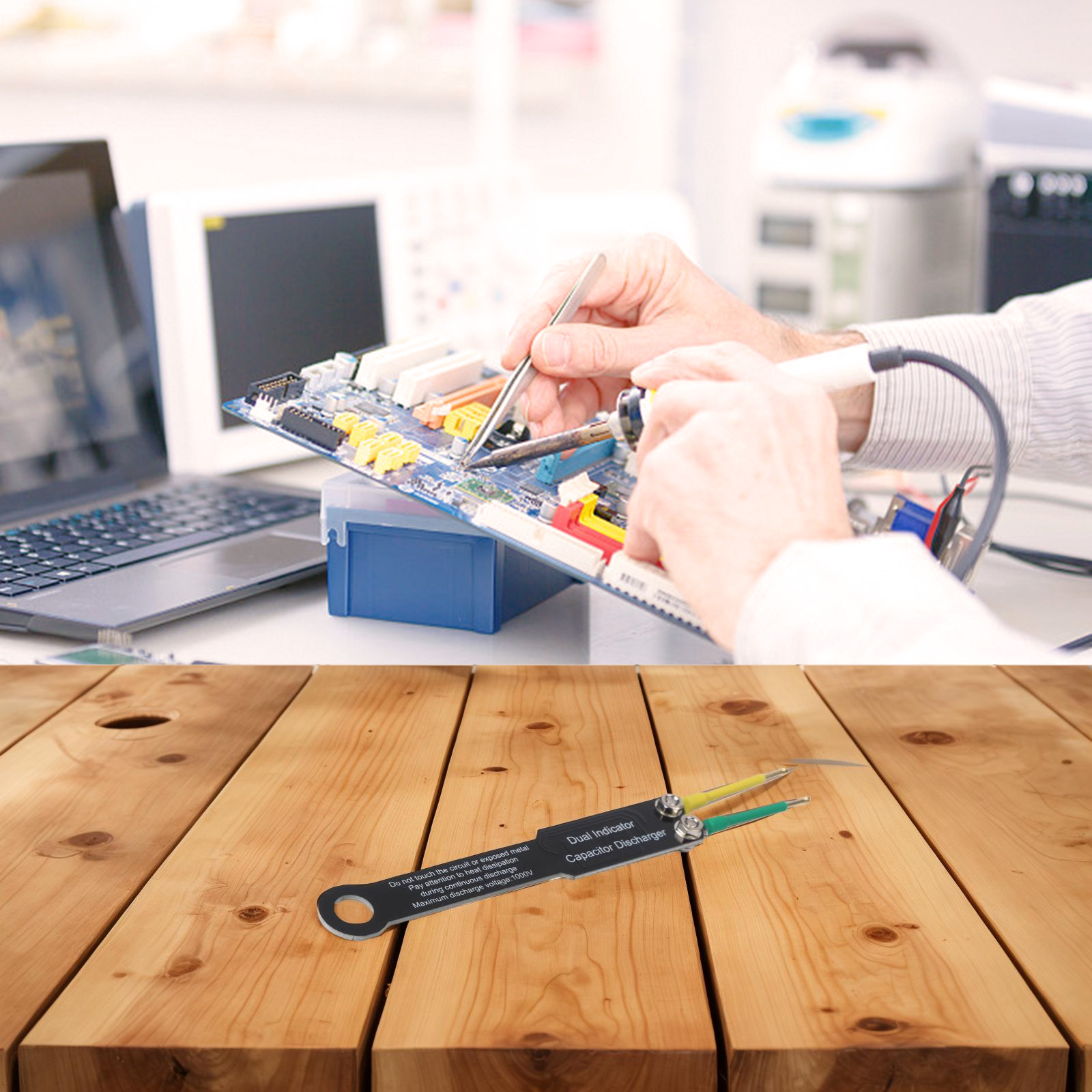 Lápiz de descarga de condensad - Electronics Repair Youtube reseña y precio