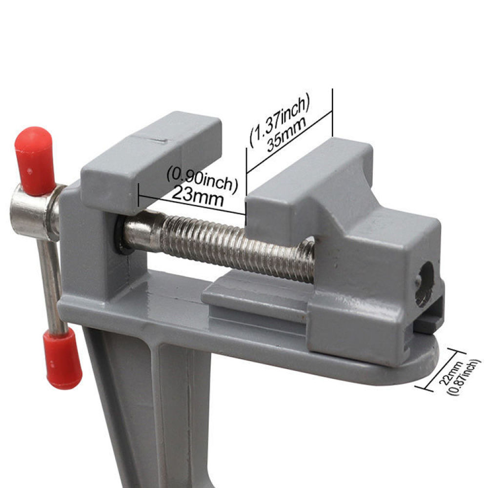 Mini Tornillo de Banco Compact - Electronics Repair Hobby reseña y precio