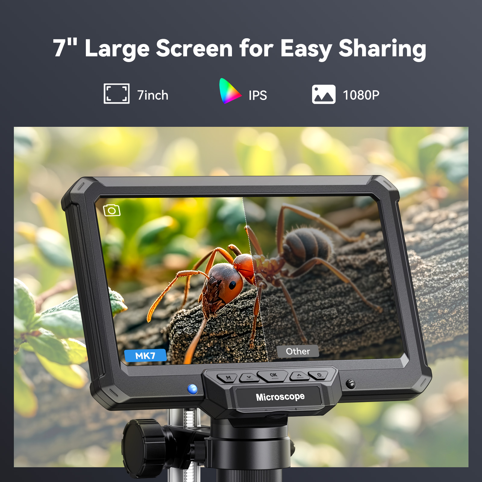 Hayve-microscopio Digital de 7 - Electronics Repair Videos reseña y precio
